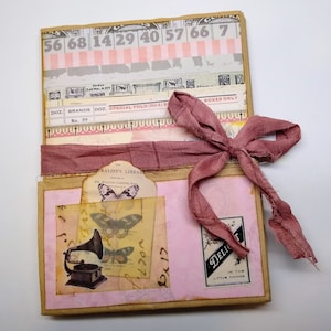 Carnet de voyage avec sac en papier