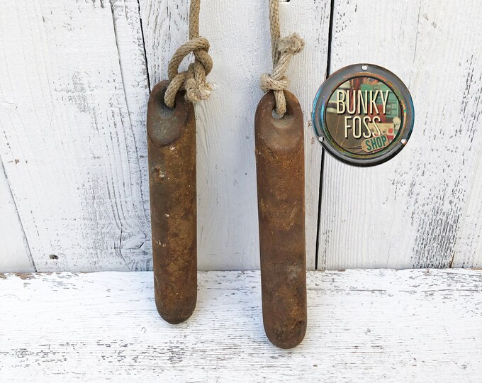 Antique Iron Window Sash Weights, Window Weights, Iron Window Sashes