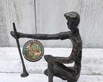 Vintage Bronze Payne Stewart Golfing Figurine Statue, Bronze Statue, Payne Stewart, Golfing, Golfing Statue, Bronze,Statue, Golf Lover,Golf