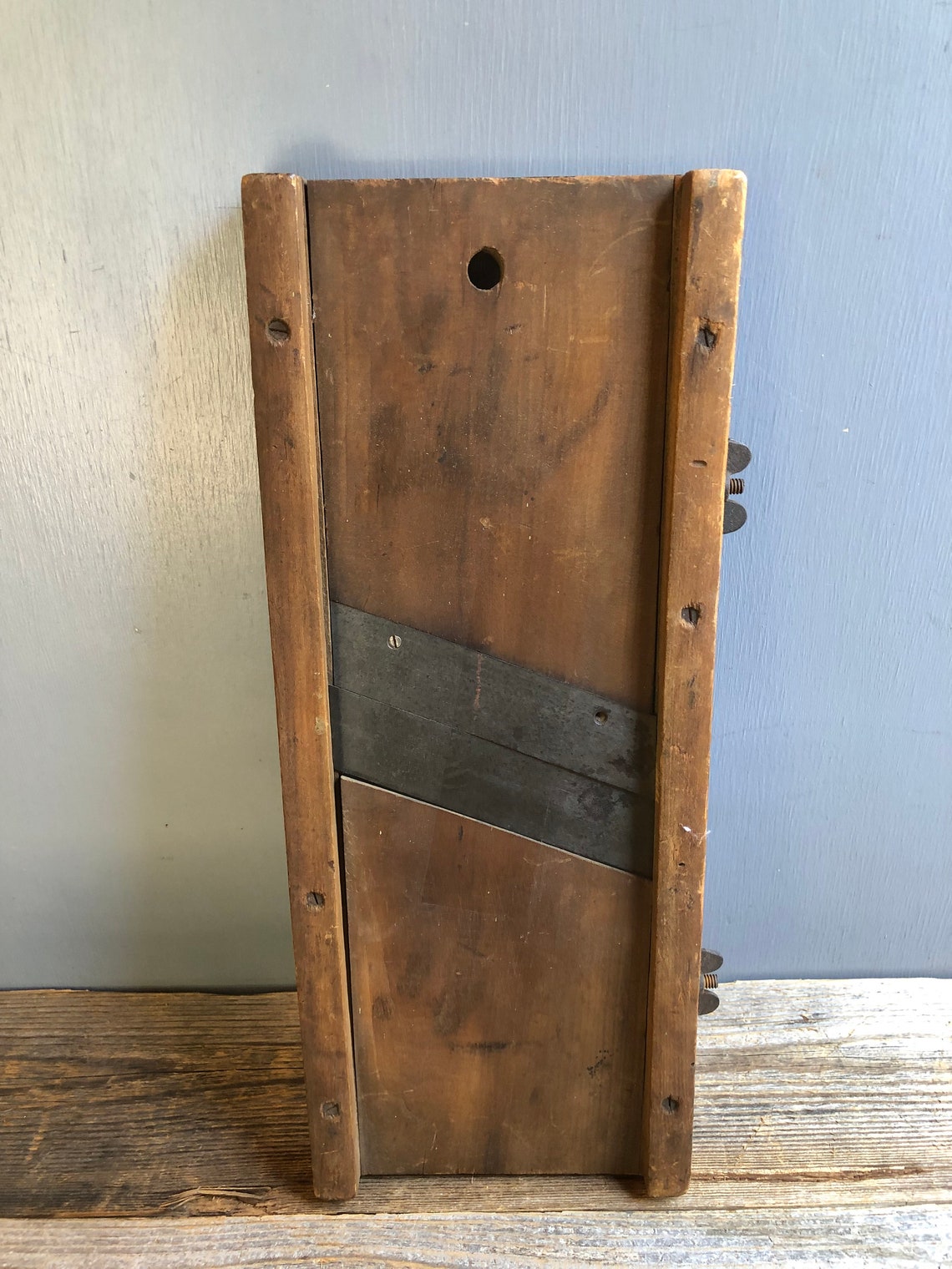 Antique Wooden Slicer Wood Slicer Old Wooden Slicercabbage Etsy