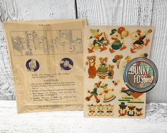 Vintage Duro Decals Toys Decorative Transfers, Vintage Duro Decals, Duro Decal Transfers, Vintage Ephemera,Chicago,Vintage Toy Decals,1940's