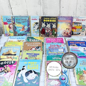 Vintage Little Golden Books Collection,Little Golden Books,First Editions,Vintage Golden Books,Childrens Books,Kids Books,Collectible Books