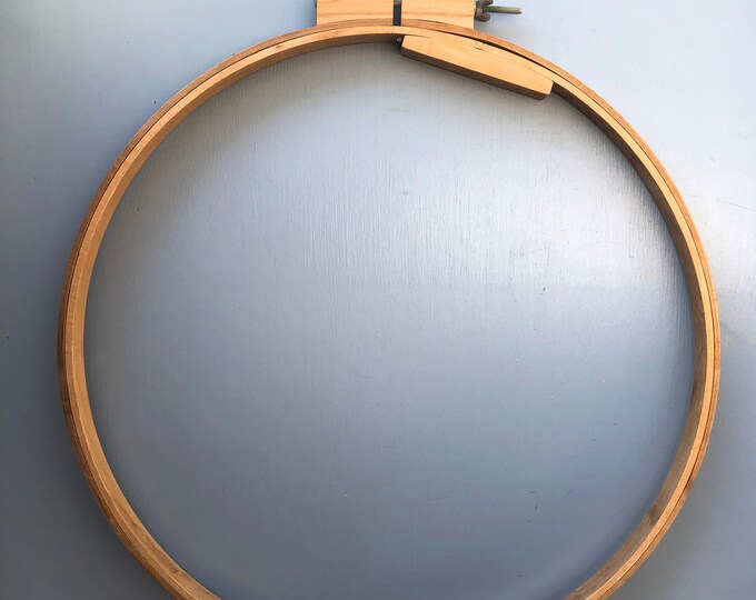 Vintage Gibbs MFG Wooden Quilting Hoop, Quilting Hoop, Vintage Quilting