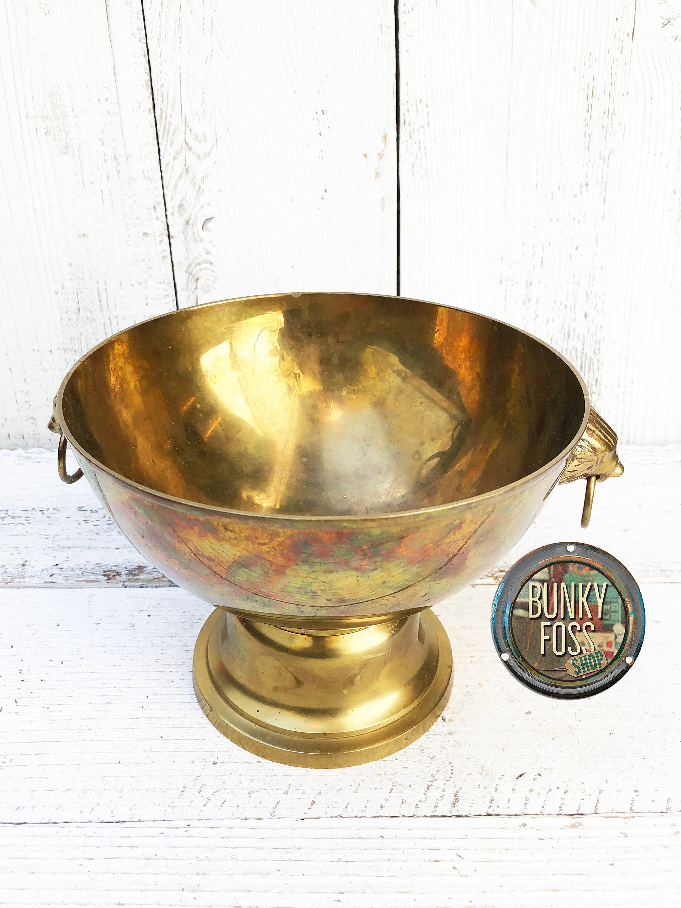 Brass bowl made of porcelain F2D
