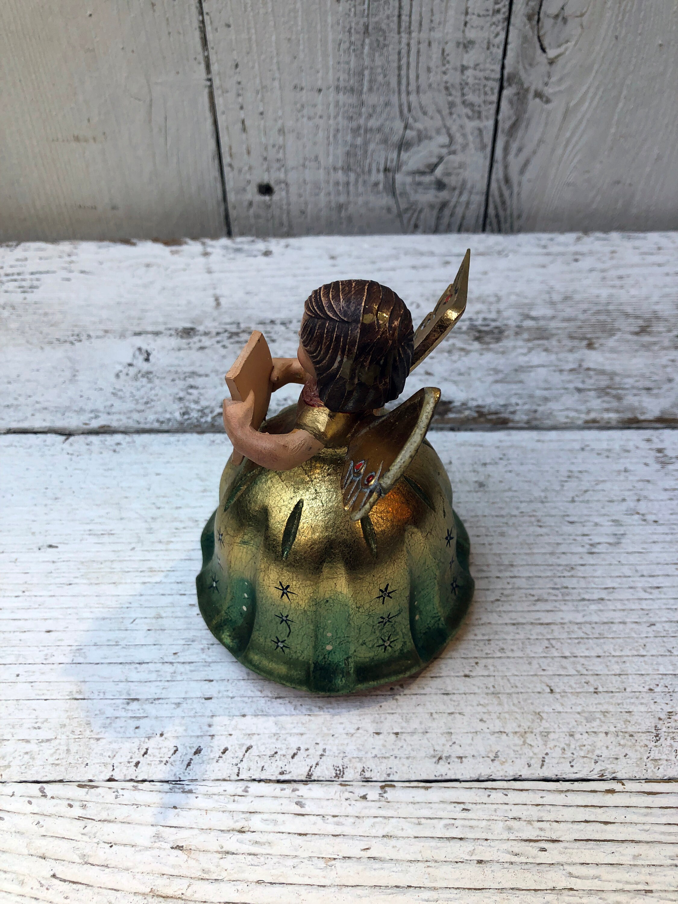 Vintage Italian Anri Toriart Angel Musical With Reuge Swiss