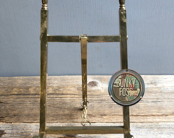 Vintage Solid Brass Picture Frame Stand,brass Photo Stand,solid Brass