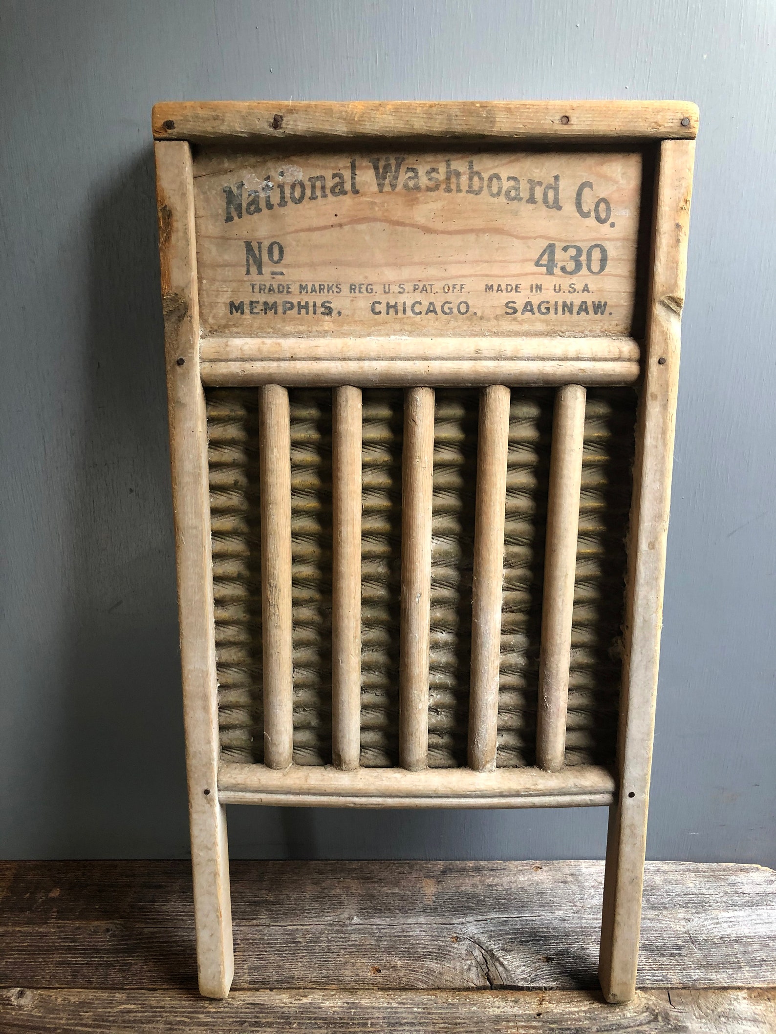 Antique National Washboard No430 Antique Washboard National Etsy