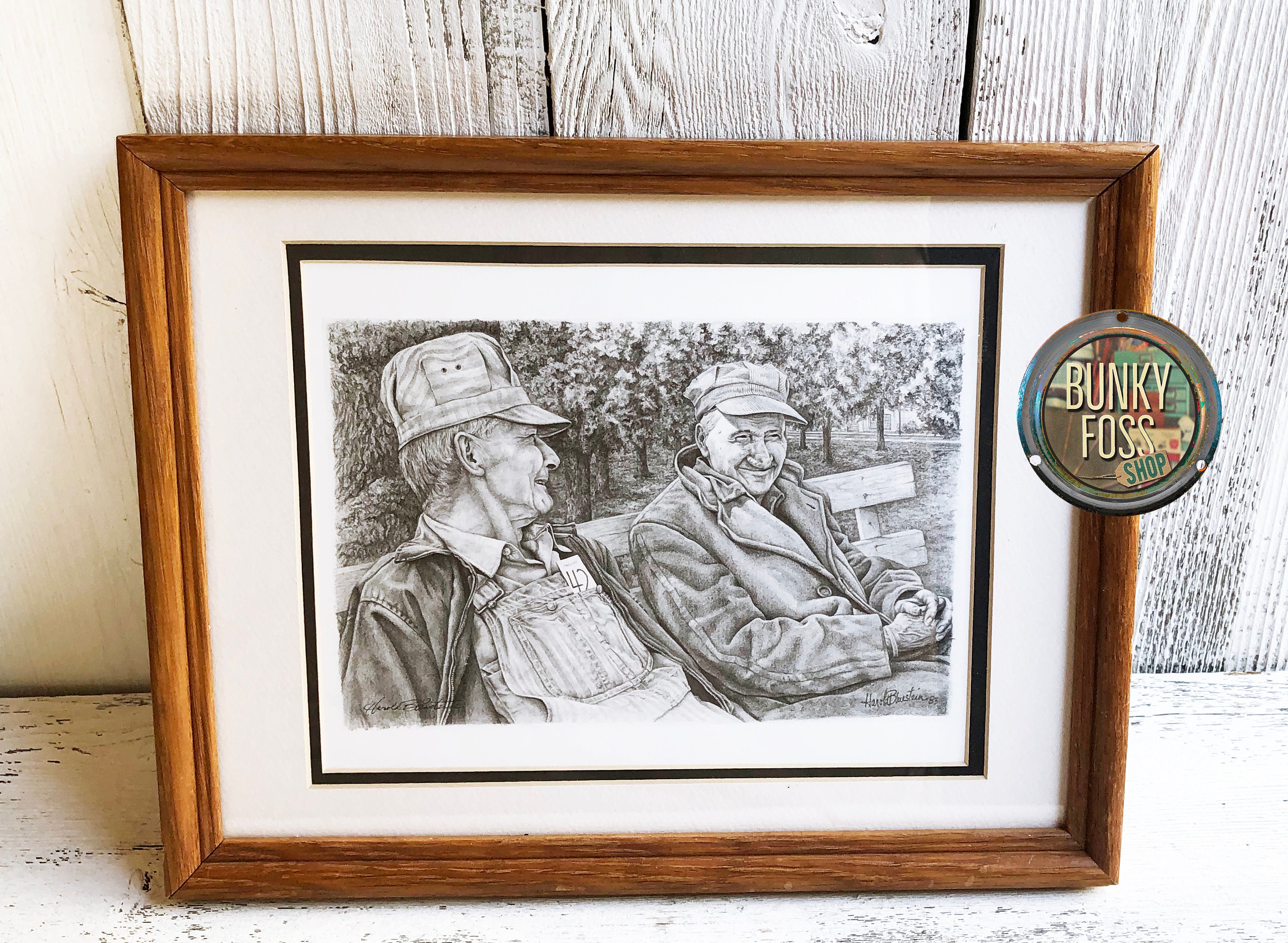 原画】【スケッチ】Harold mcneil 鉛筆スケッチ 原画】Harold Mcneil