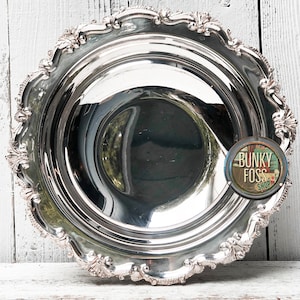 Vintage EPCA Bristol Silverplate By Poole Footed Bowl,Silverplate Footed Bowl,Poole Silverplate,Poole Bristol Bowl,Pretty Silver Bowl,1930&#39;s