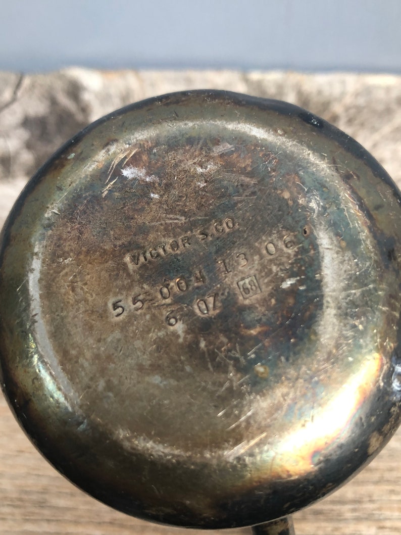 Rare Vintage Victor S Co Silver Creamer Vintage Victor S Co Etsy