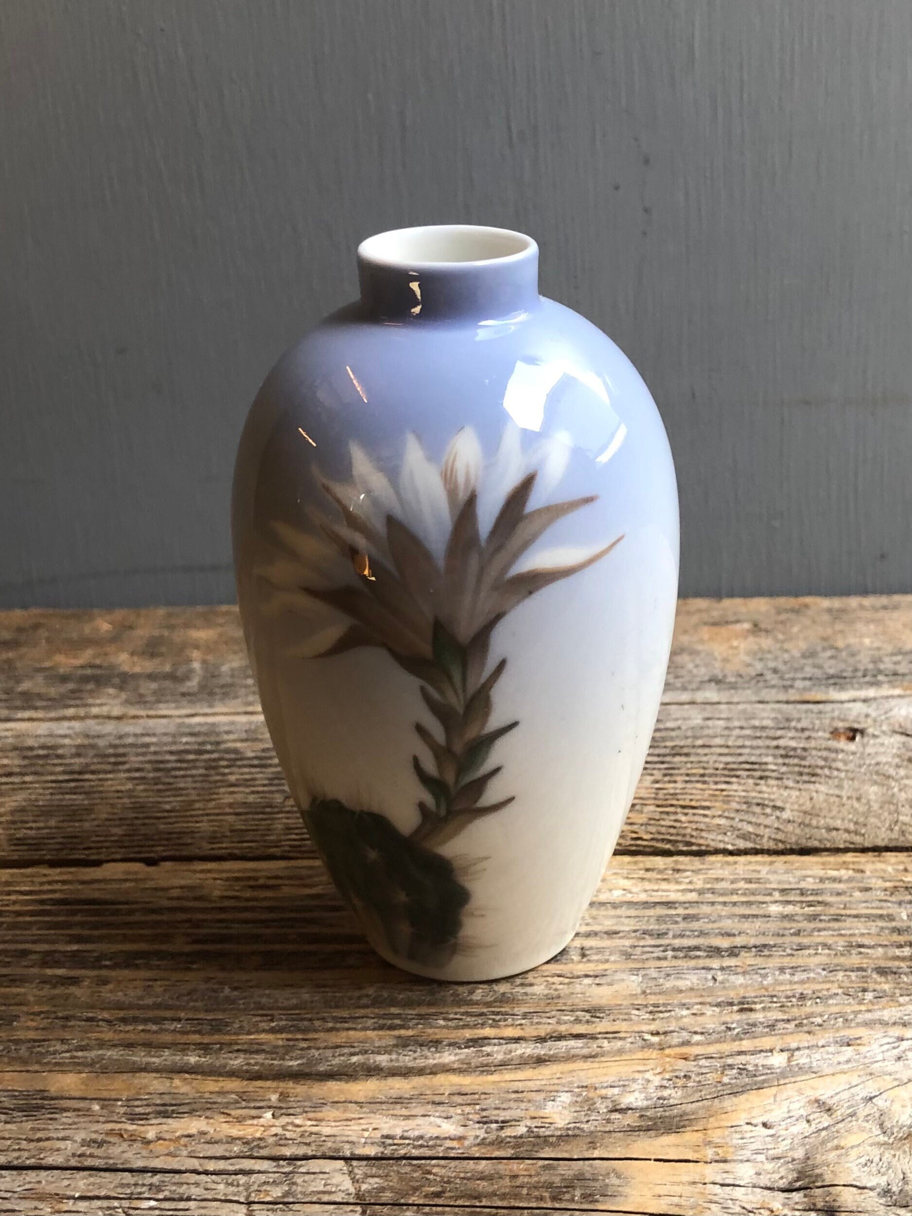 Vintage 1940's Artistic Potteries Vase Scented Candle Cactus Flower