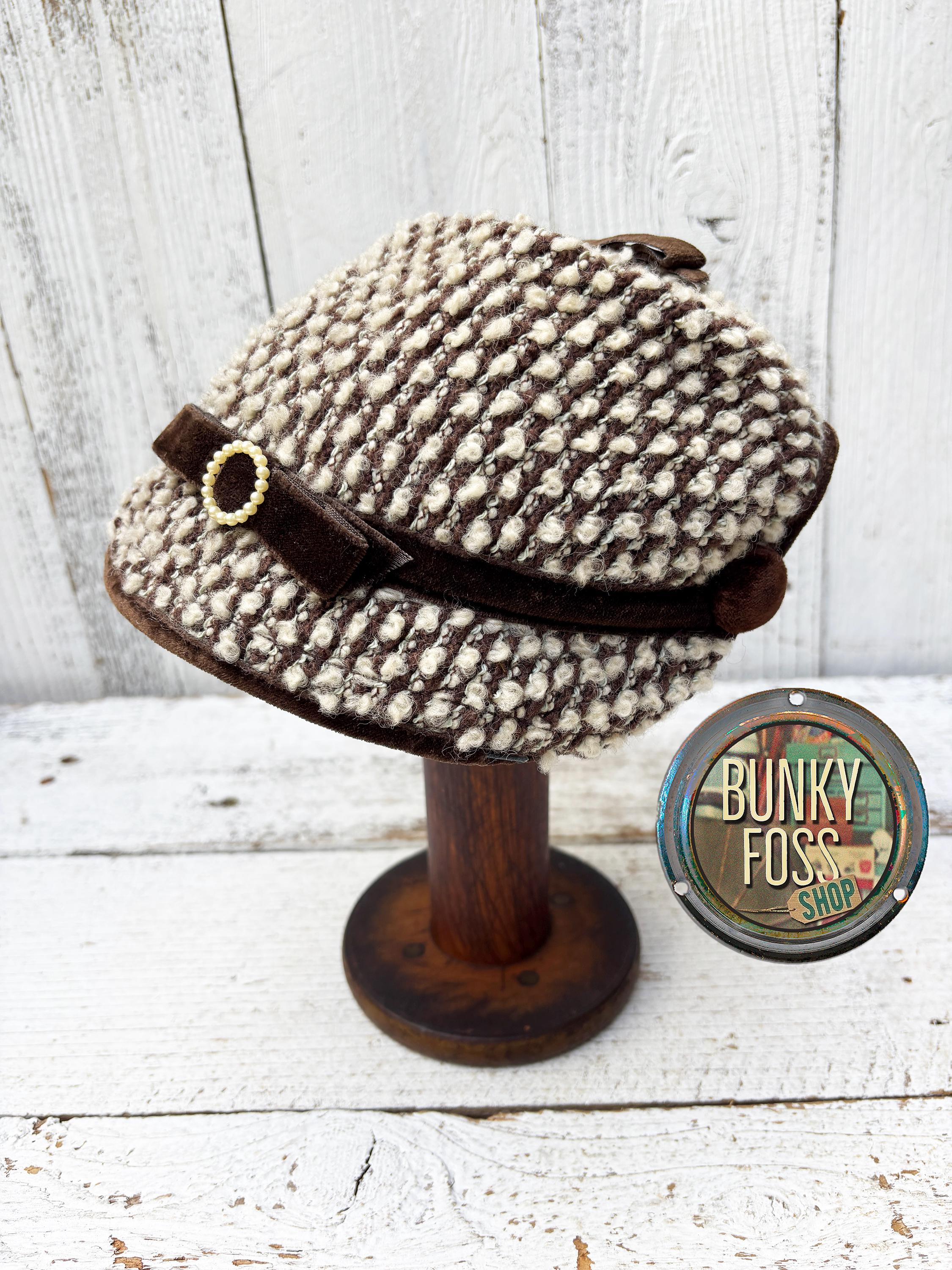 Tweed Cloche Hat - Etsy