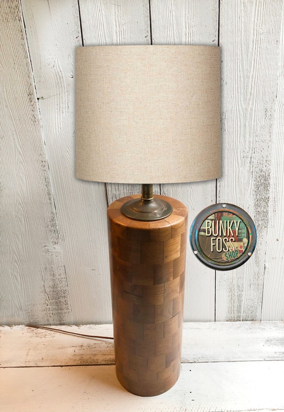Mcm wood lamp deals
