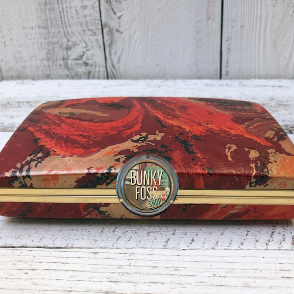 Vintage Mele Travel Jewelry Box, Compact Case, Jewelry Traveling Case , Mele Vintage Case,Vintage Compact Jewelry Case,Traveling Case,1960's