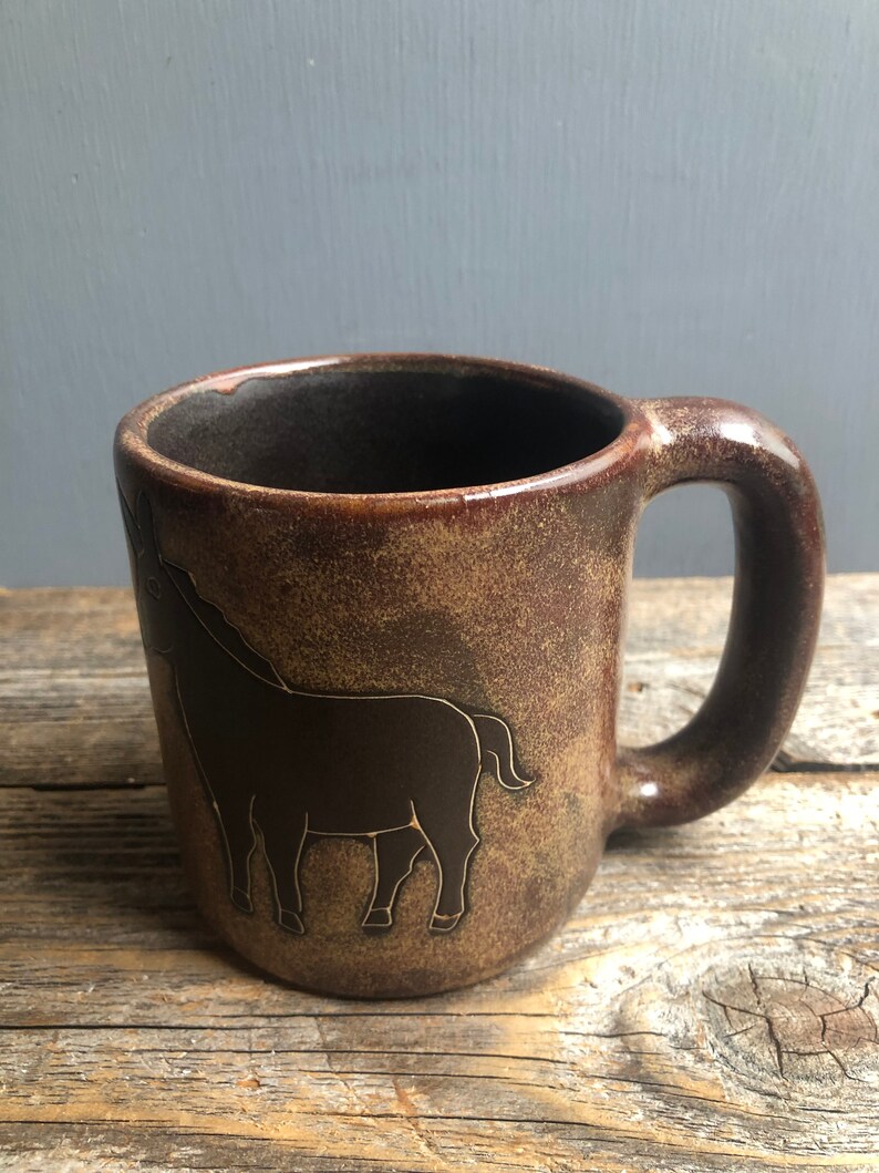 Vintage Mara Stoneware Mugs Mexican Stoneware Mara Mexico Etsy
