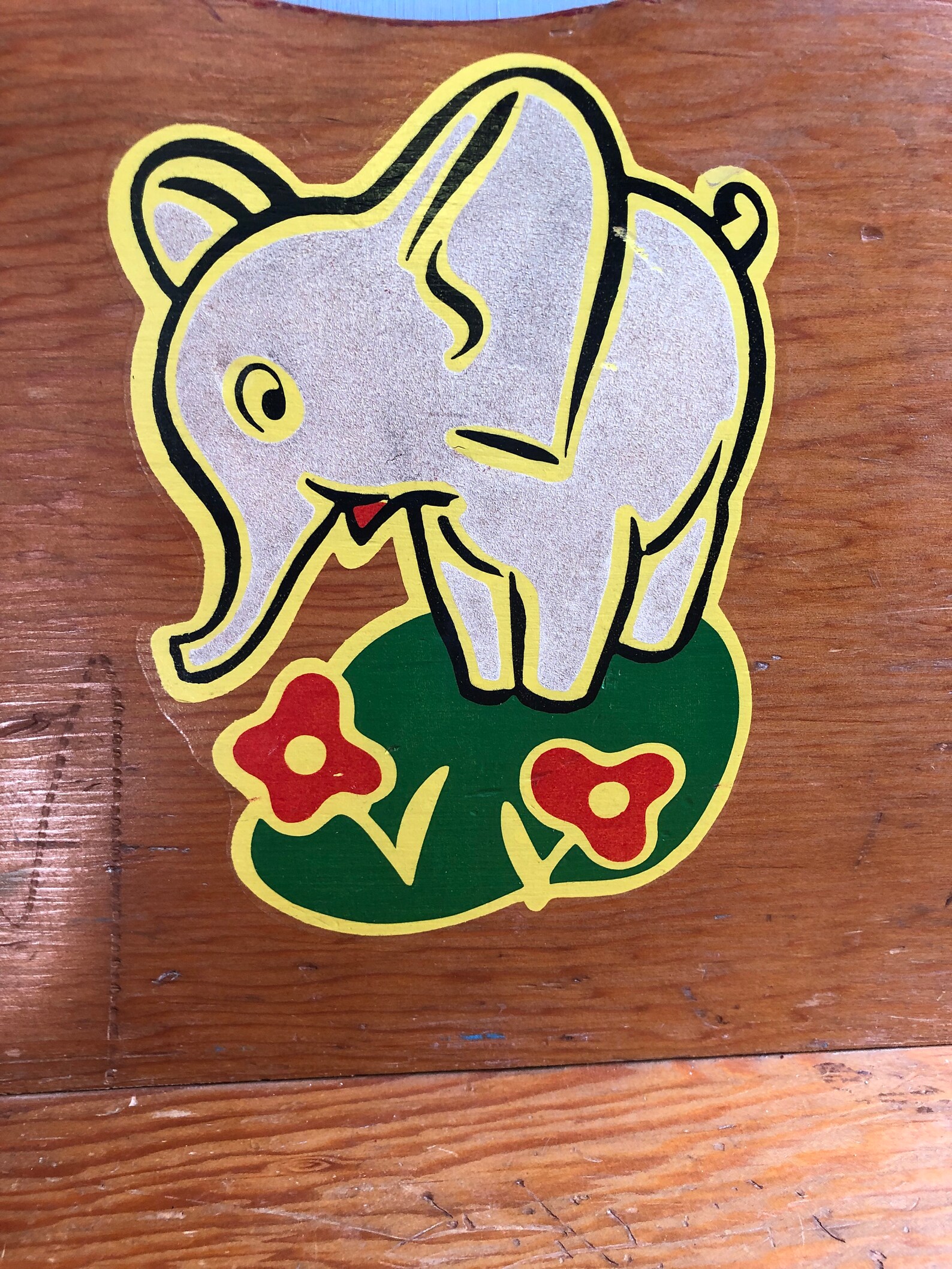 RARE Vintage Wooden Toddler Chairs With Animal DecalsVintage Etsy