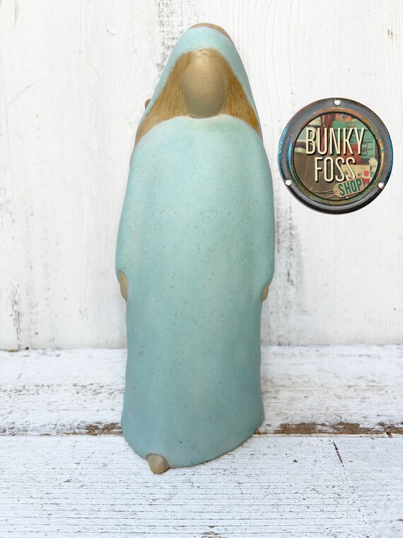 Vintage Jack Black Navajo Woman With Basket Pottery Vase
