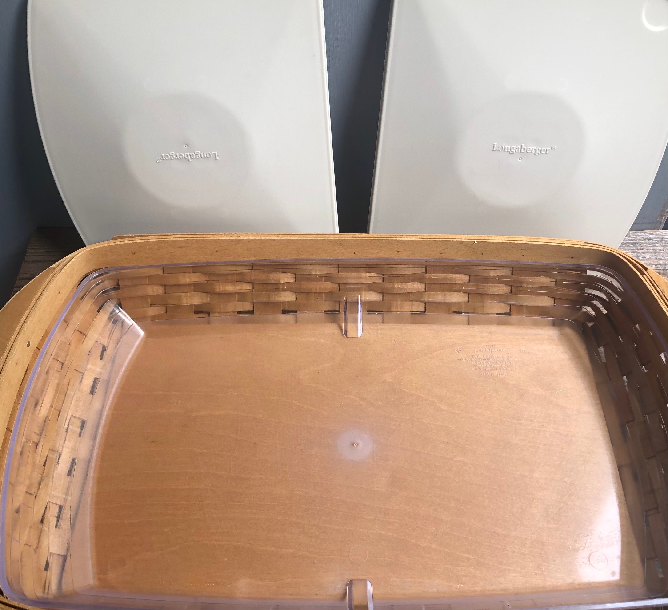 Longaberger Hostess Serve It Up XL Serving Tray Basket Etsy