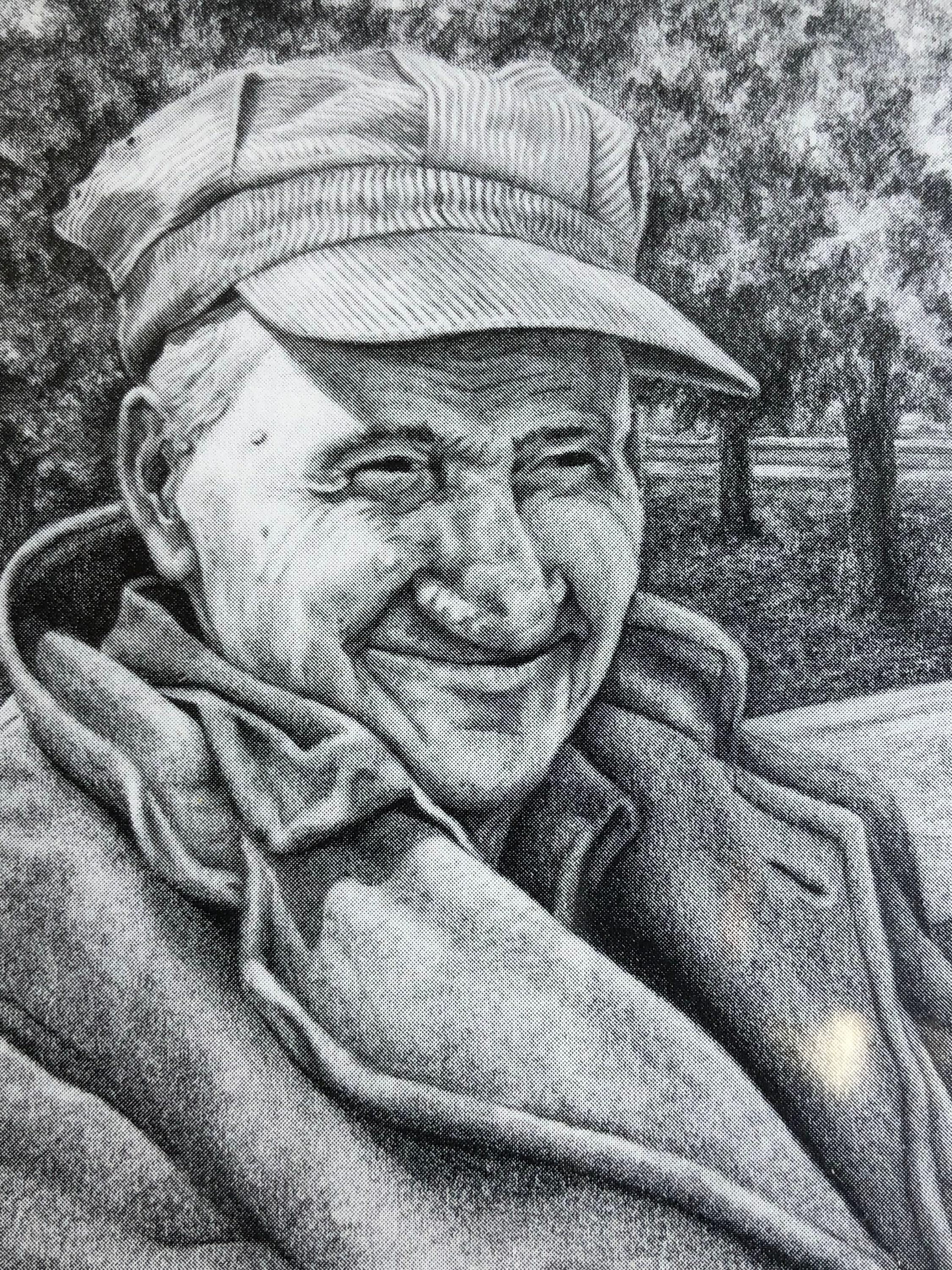 【原画】harold Mcneil 　スケッチ Vintage Harold Bluestein Lithograph Print, 