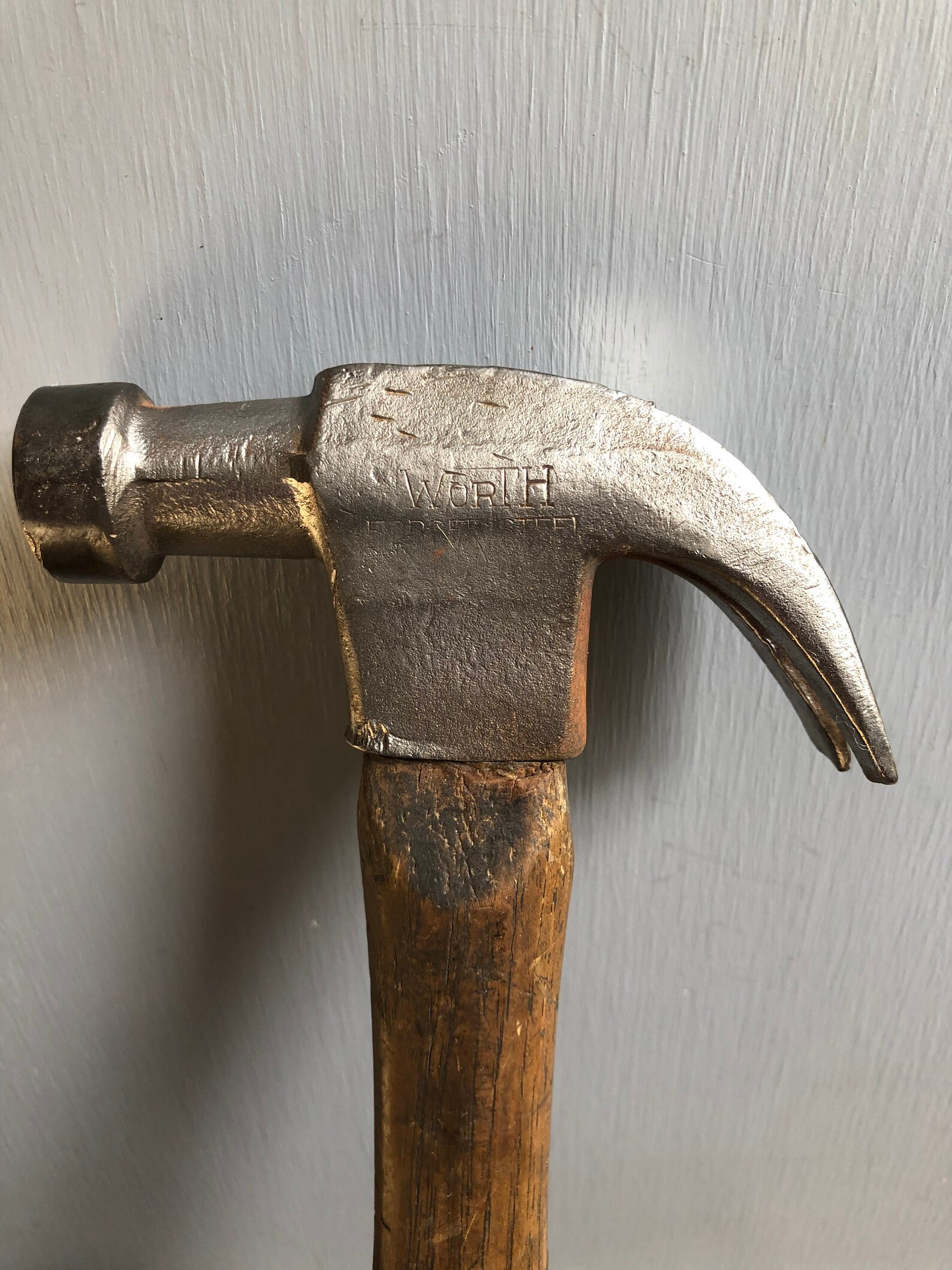 Vintage Worth Steel Claw Hammer Claw Hammer Antique Etsy