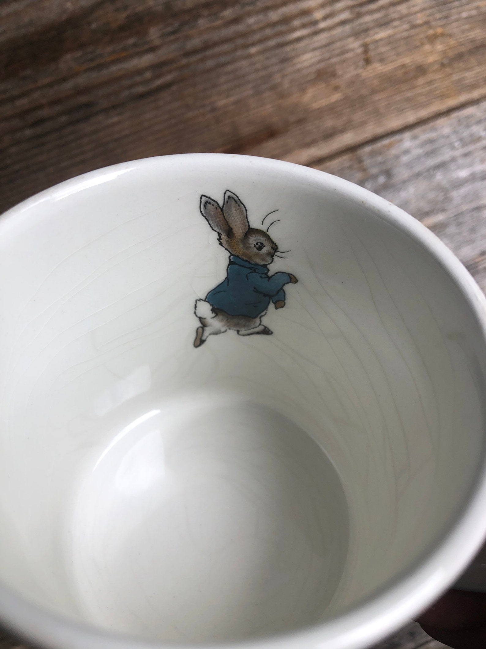 Vintage Wedgwood Peter Rabbit Child's Bowl and Cup Set Etsy