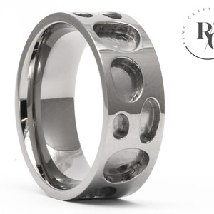 8mm 'Splash' Titanium Ring Core