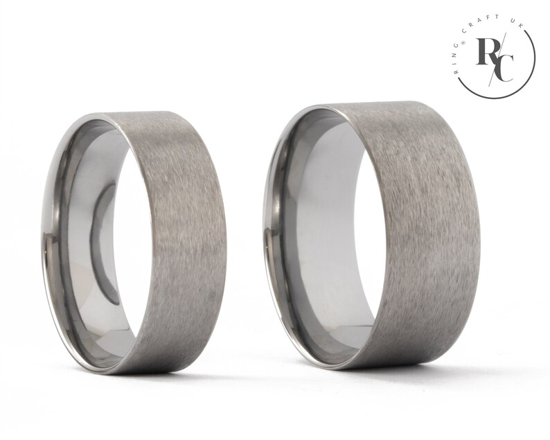 8mm Tungsten Carbide Ring Liner Etsy UK