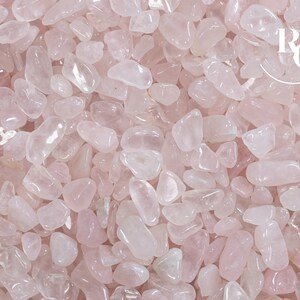 50g Rose Quartz Tumblestones & chips