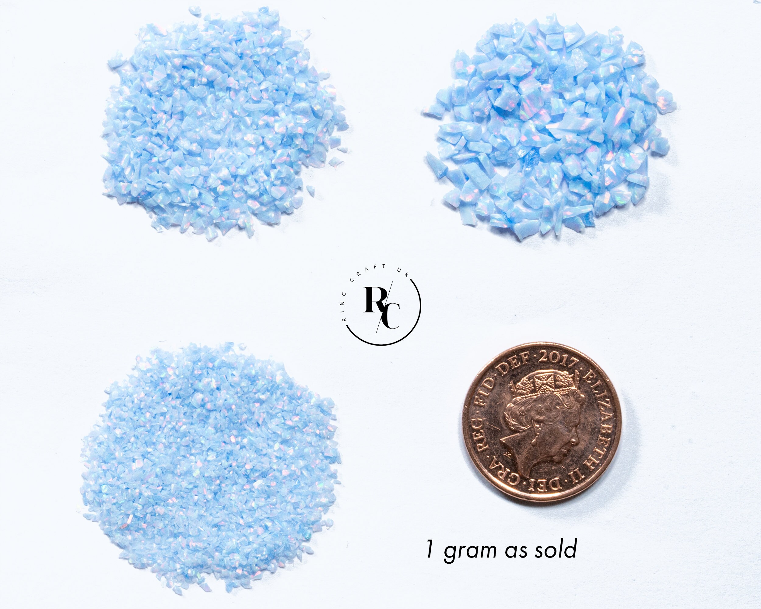 Cornflower Blue Opal in 3 Sizes Etsy