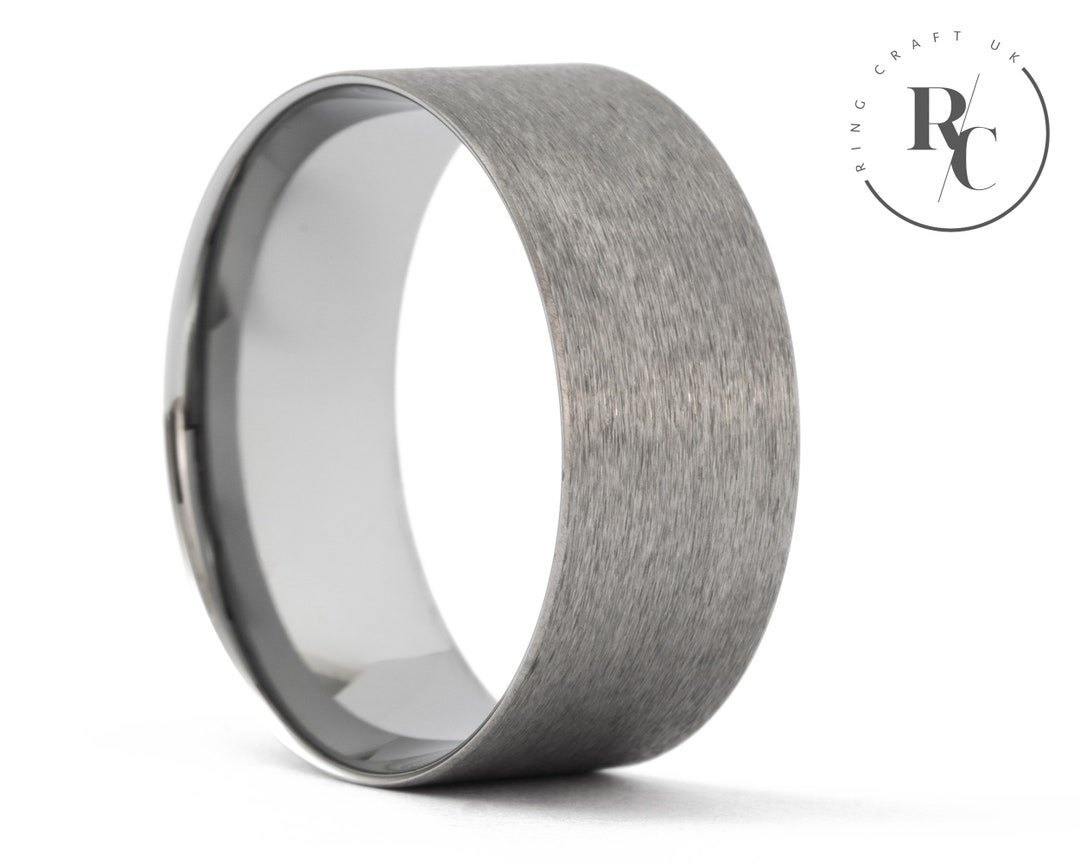 8mm Tungsten Carbide Ring Liner Etsy UK