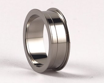 8mm Titanium Ring Core -Two Part Screw