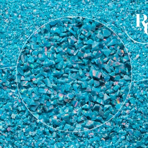 Sky Teal Opal in 3 Sizes