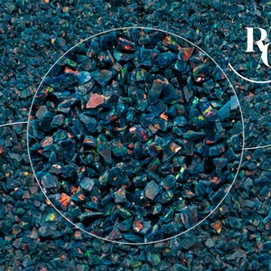 Dark Teal Opal in 3 Sizes