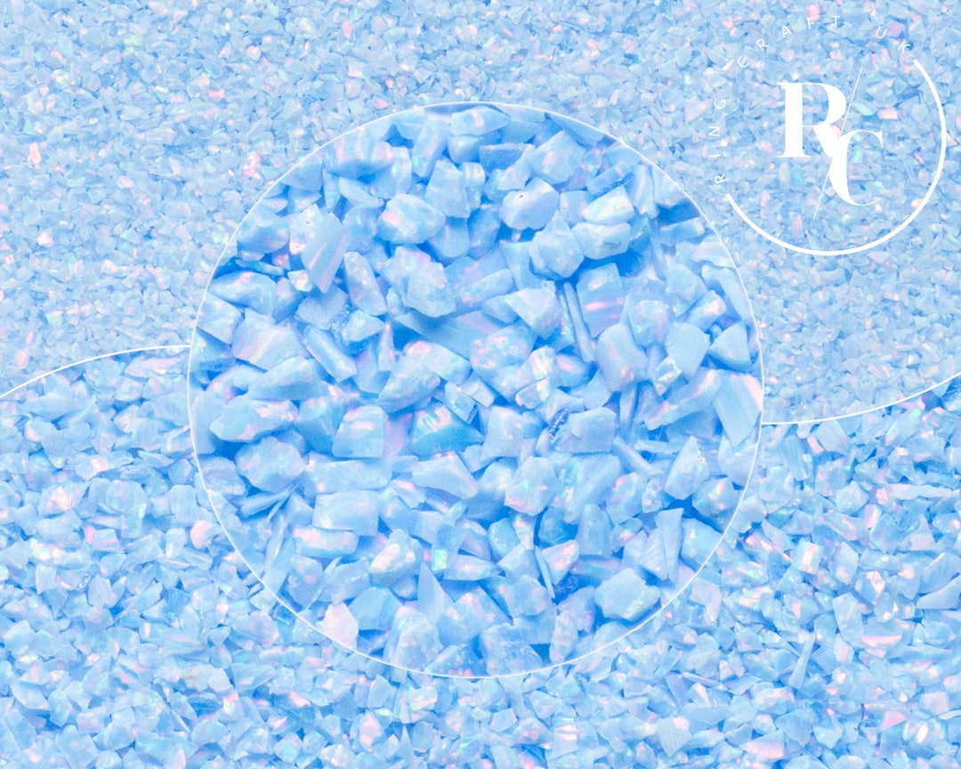 Cornflower Blue Opal in 3 Sizes Etsy
