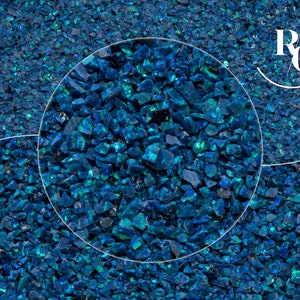 Ocean Blue Opal in 3 Sizes