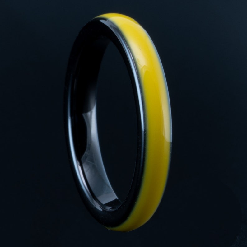 ISSI Contactless Payment Ring Black Yellow