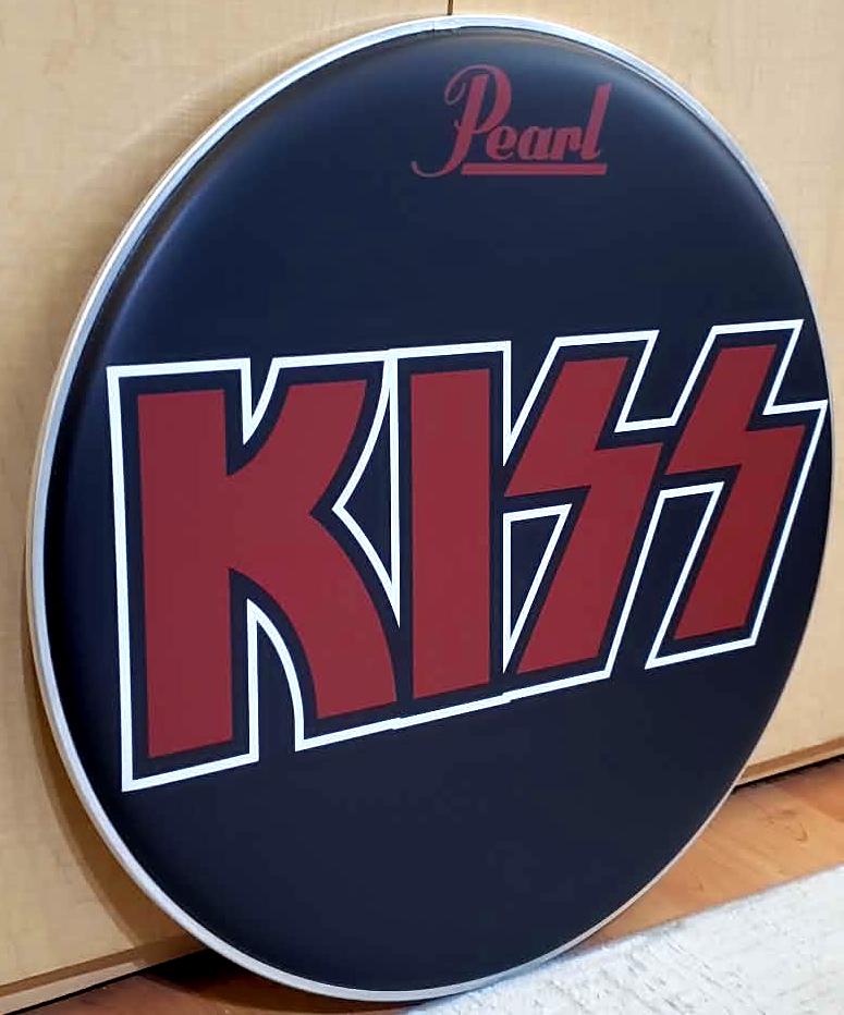 KISS Bass Drum Head, 22