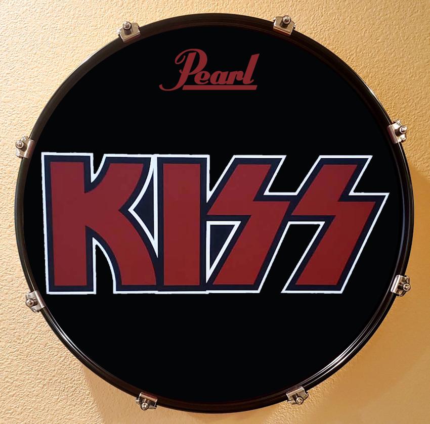 KISS Bass Drum Head, 22