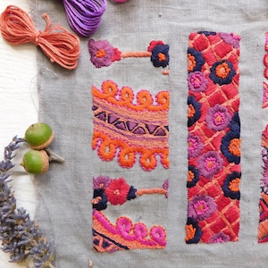 Beginner Embroidery Kit, Easy Embroidery Kit For Beginner, cross stitch, Flowers Embroidery kit, Needlepoint kits, Kits DIY embroidery set