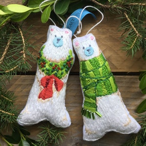 XMAS Embroidery Kit,Craft,Christmas Ornament Embroidery Kit,Christmas,Hand Embroidery,DIY Christmas Craft,Embroidery Ornament DIY,Craft Kit,