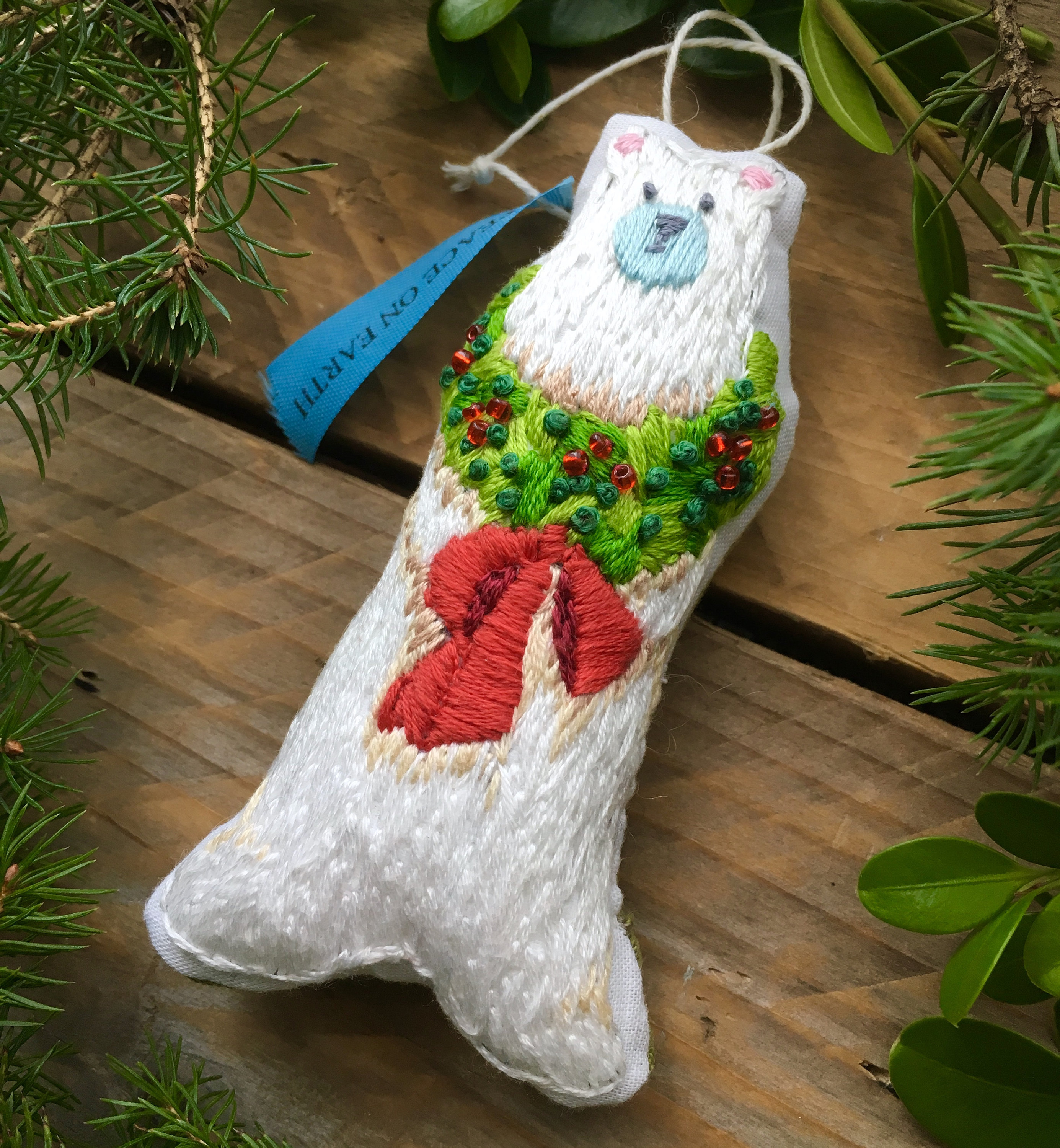 Embroidery Kit Christmas Christmas Ornaments DIY Christmas Etsy