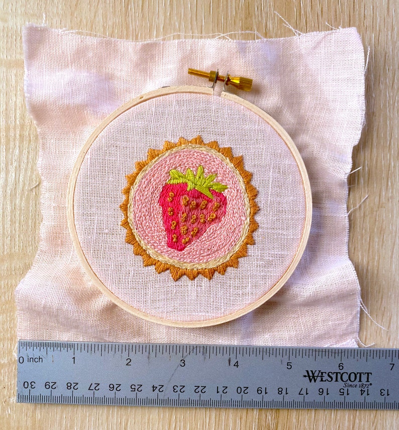 Hand Embroidery Kit, Beginner Embroidery Kit, Modern Embroidery Hoop Art, Embroidery Pattern image 5