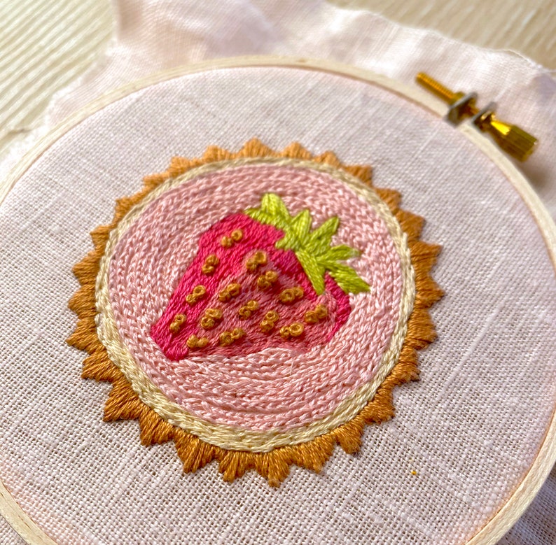 Hand Embroidery Kit, Beginner Embroidery Kit, Modern Embroidery Hoop Art, Embroidery Pattern image 4