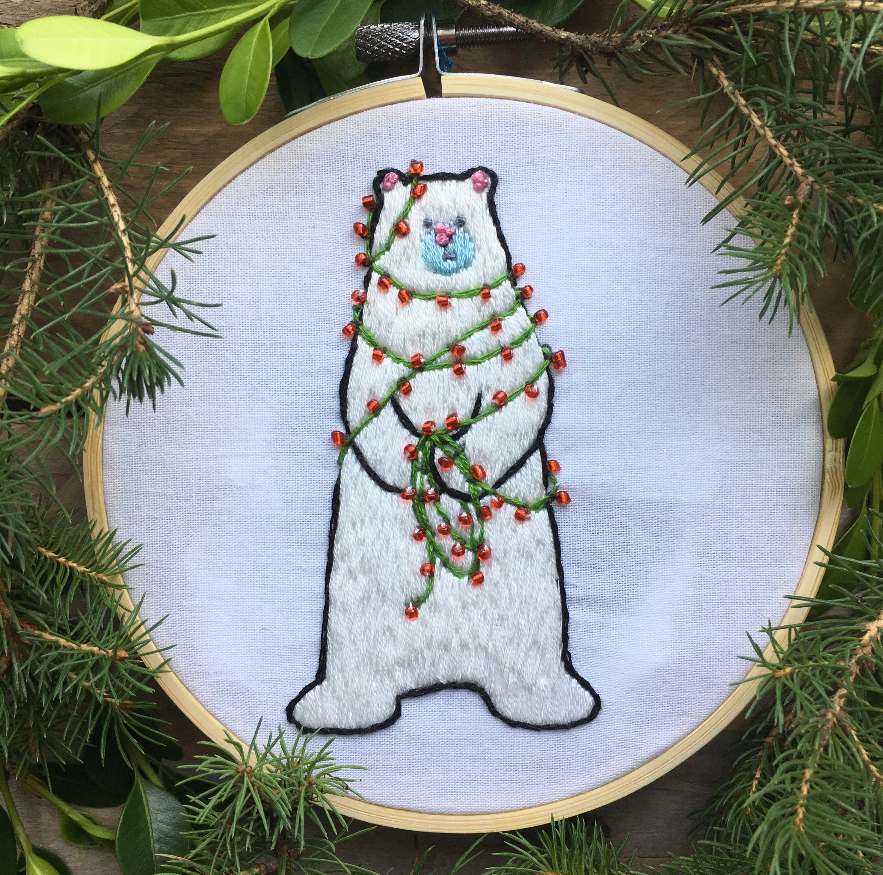 Christmas Embroidery KitXMAS Embroidery KitOrnament Craft  Etsy