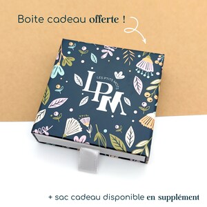 Bracelet personnalisé cordon Liberty avec pierre de naissance, Bijou pour Maman, Marraine, Cadeau naissance, Cadeau Fête des mères image 6