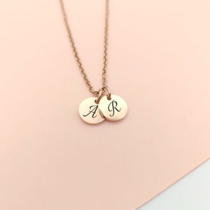 Collier Personnalisable avec initiale, Collier personnalisé femme, Bijou maman, Cadeau Marraine, Cadeau Fête des mères, Cadeau naissance, image 4