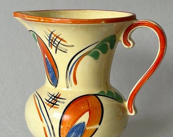 Ditmar Urbach | Czechoslovakian Lostro Pottery Pitcher | 1930s