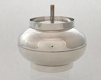 Christofle, Paris c.1960 Modernist Silver Plated ‘Ceylan’ Sugar Pot by Lino Sabattini