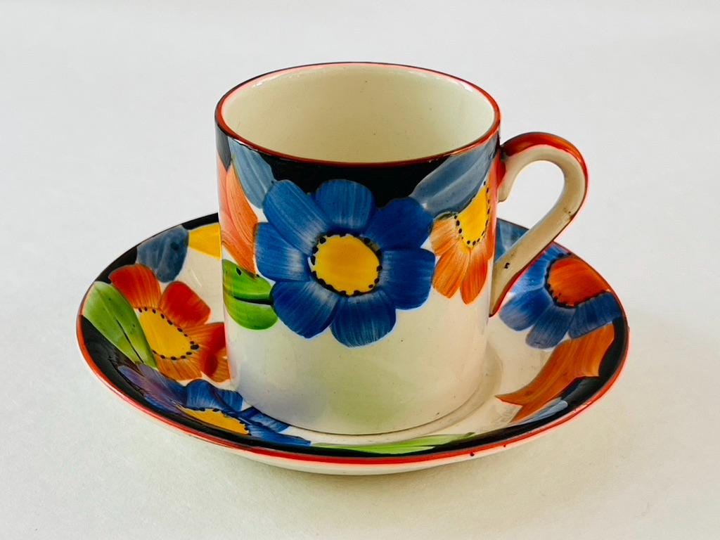 Susie Cooper 1929 Floral Complete Coffee Set Pattern No7913