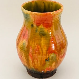 Poterie d'art « arcadien » de la couronne ducale, pot de glaçage goutte à goutte fabriqué dans les années 1930